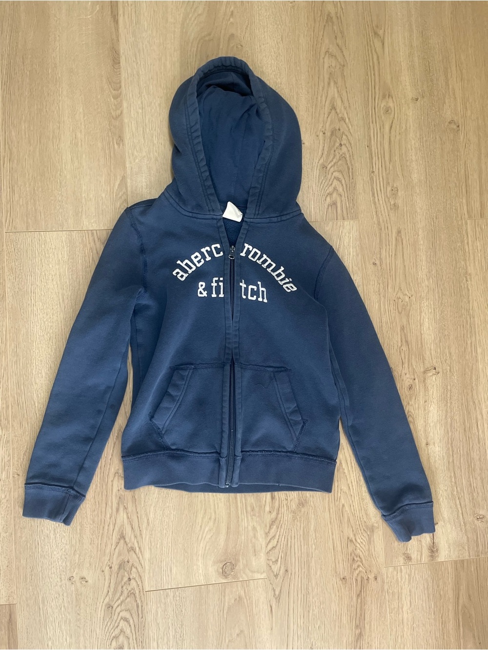 Abercrombie & Fitch Kids Dark Navy Full-Zip Hoodie (S/10)